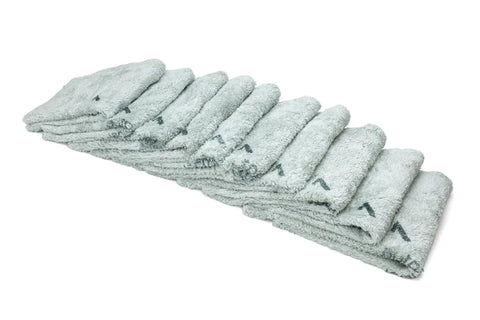 [Korean Quadrant Wipe] Plush Microfiber Coating Leveling Towel (16 in. x 16 in., 350 gsm) - 10 pack - Nanoskinpr